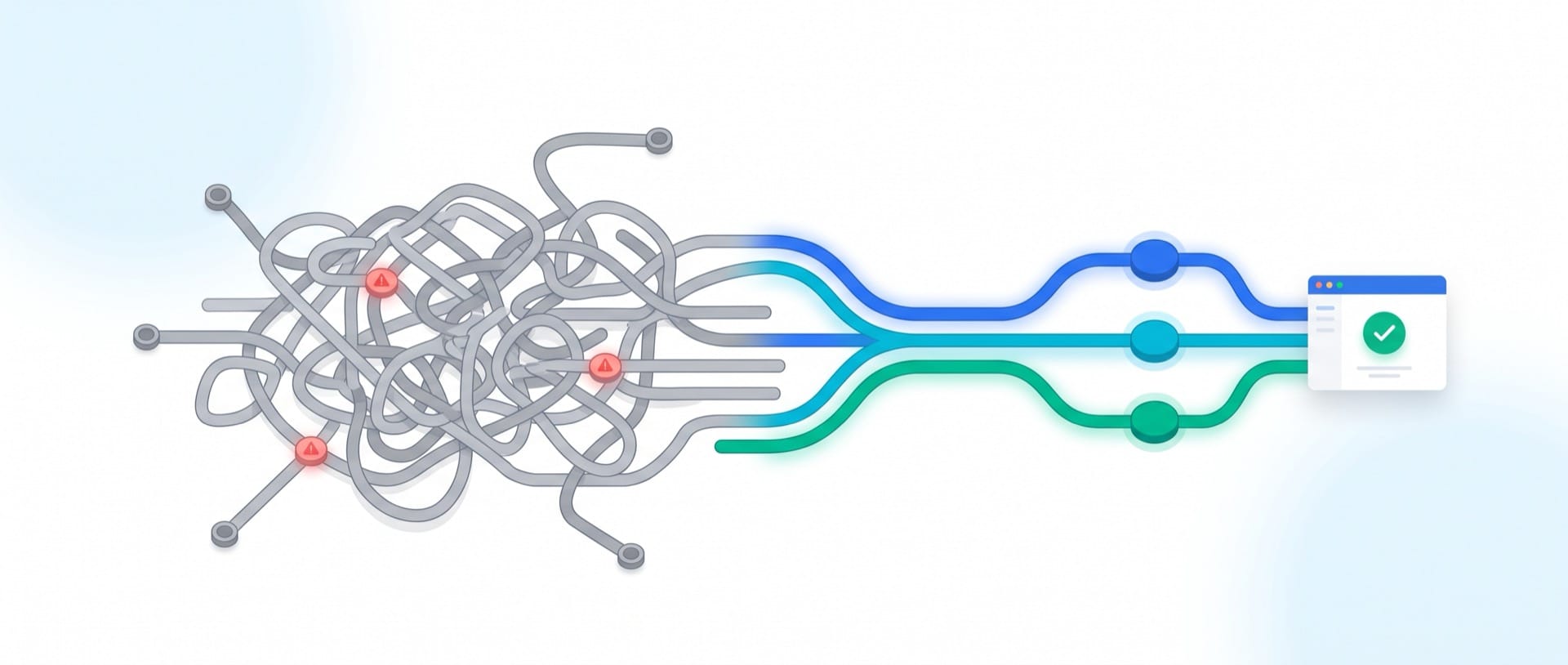 Vom unübersichtlichen Integrations-Chaos zu klar geordneten, überwachten Datenflüssen mit FlowGenius